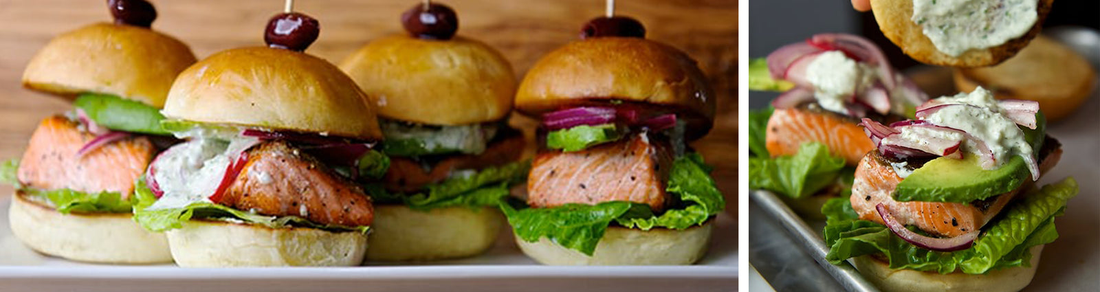 Sliders de Salmón Ahumado
