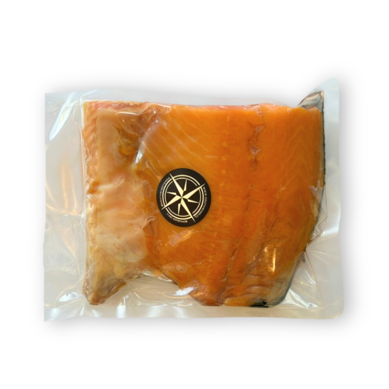 Salmón ahumado en frío Ming Hong con piel