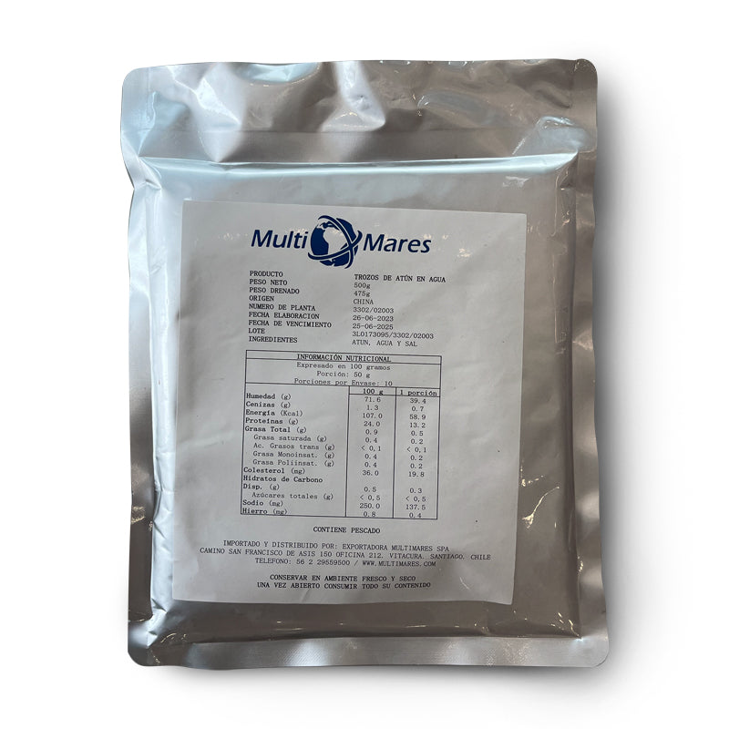 Atún en conserva al agua