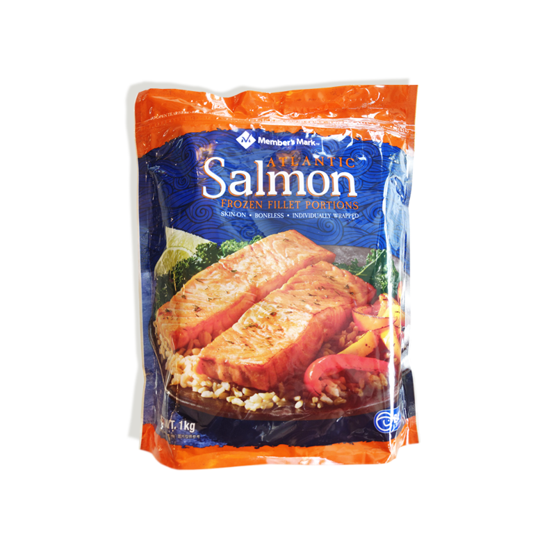 Porciónes de Salmón con piel 1Kg