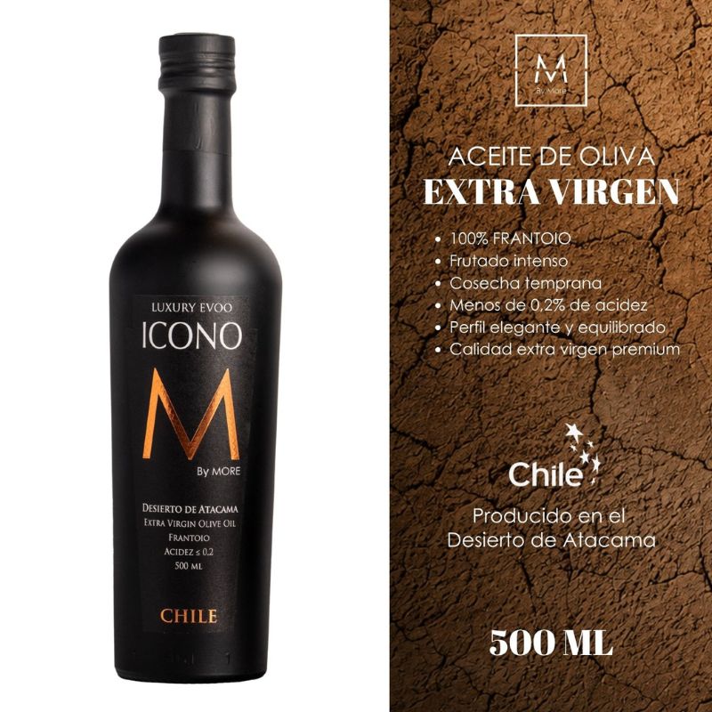Aceite de Oliva Extra Virgen Icono By More 100% Frantoio (500ml)