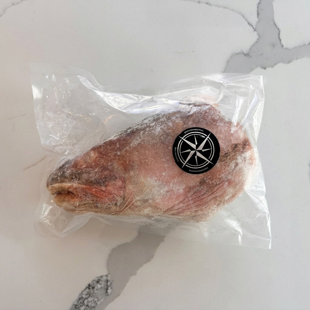 Cabeza de congrio dorado congelada (3,2kg)