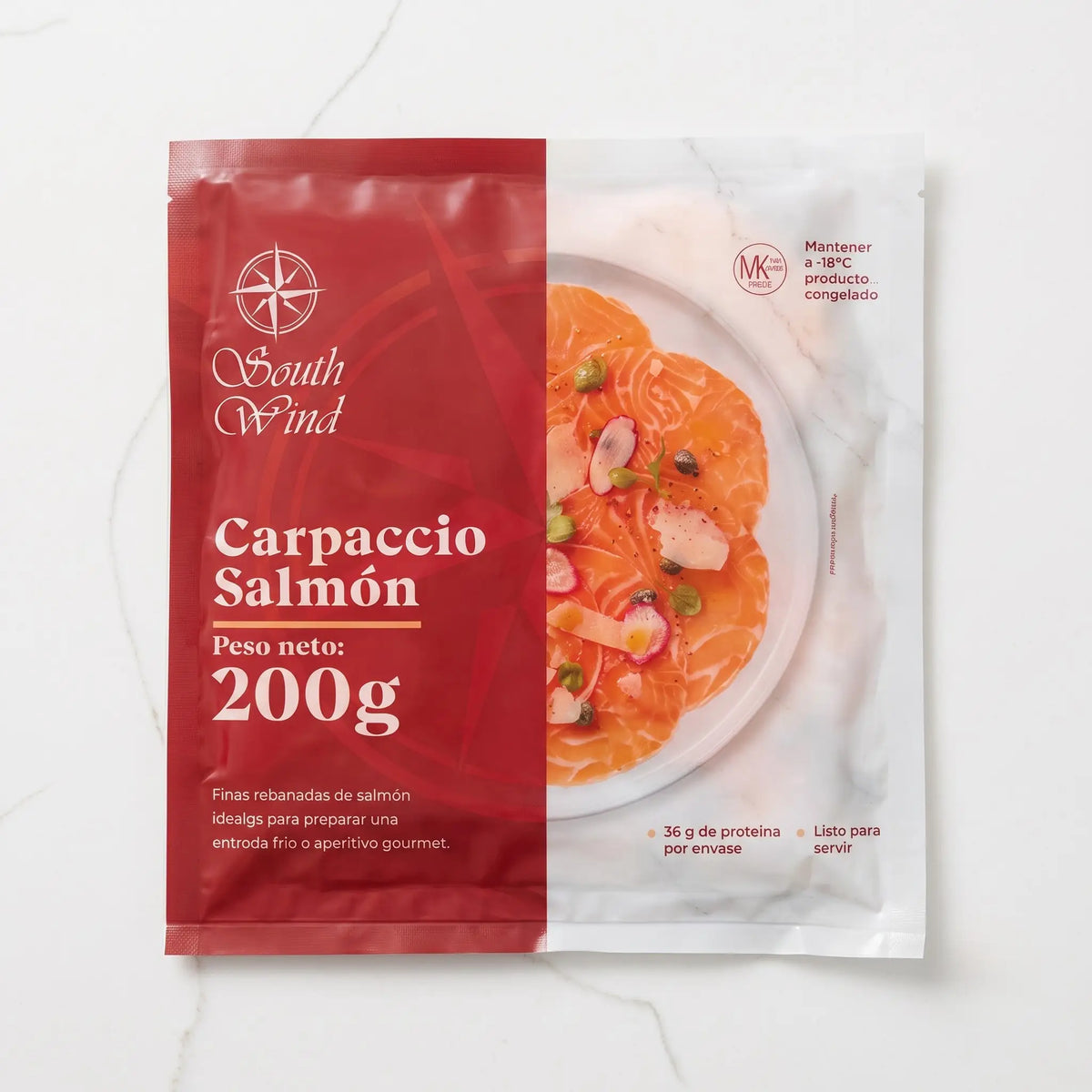 Carpaccio de Salmón Atlántico Congelado (200g)