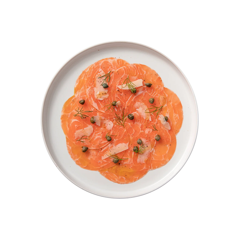 Carpaccio salmón 100g