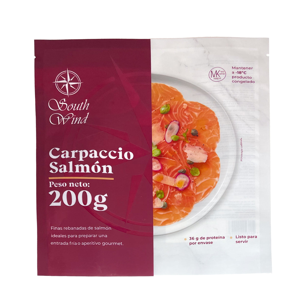 Carpaccio Salmón 200g
