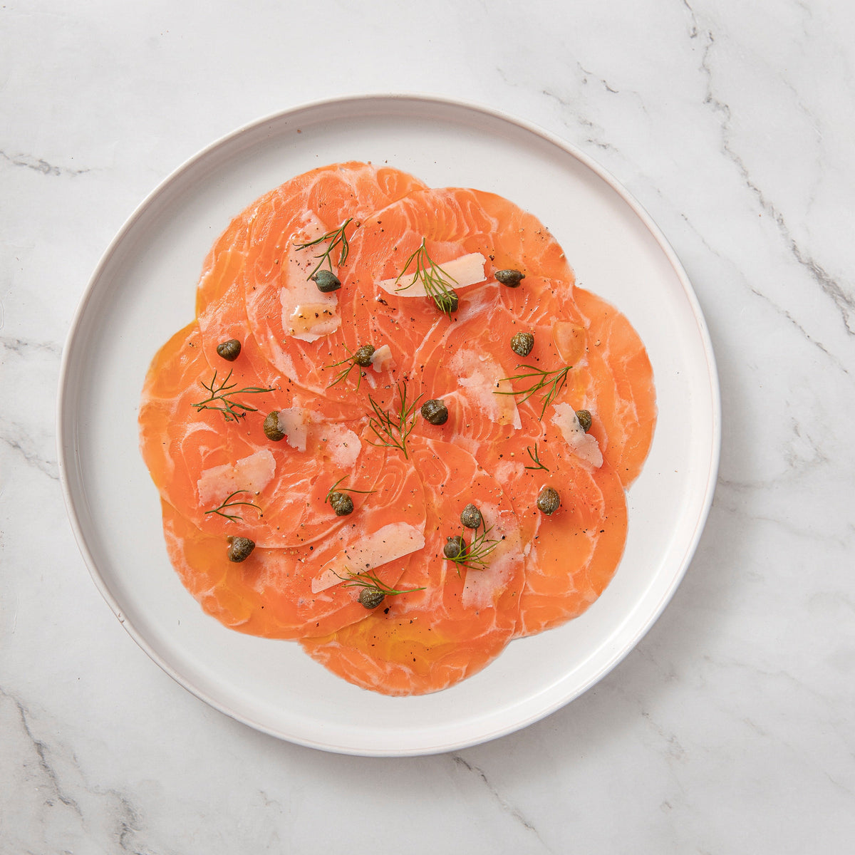 Carpaccio de Salmón Atlántico (240g) — Cyber Day