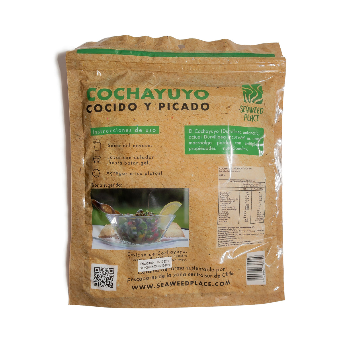 Cochayuyo Cocido y picado