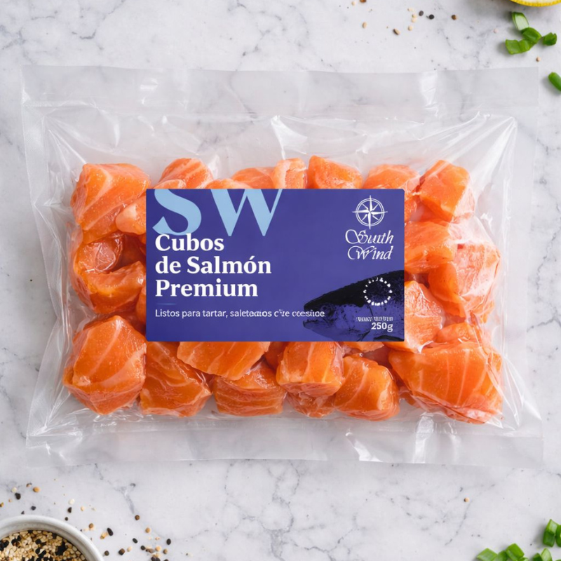 Cubos de Salmón Atlántico Premium (250g)