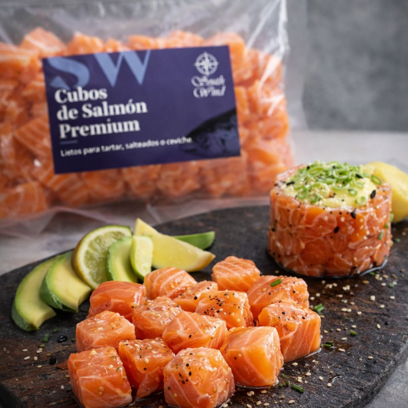 Cubos de Salmón Atlántico Premium (250g)