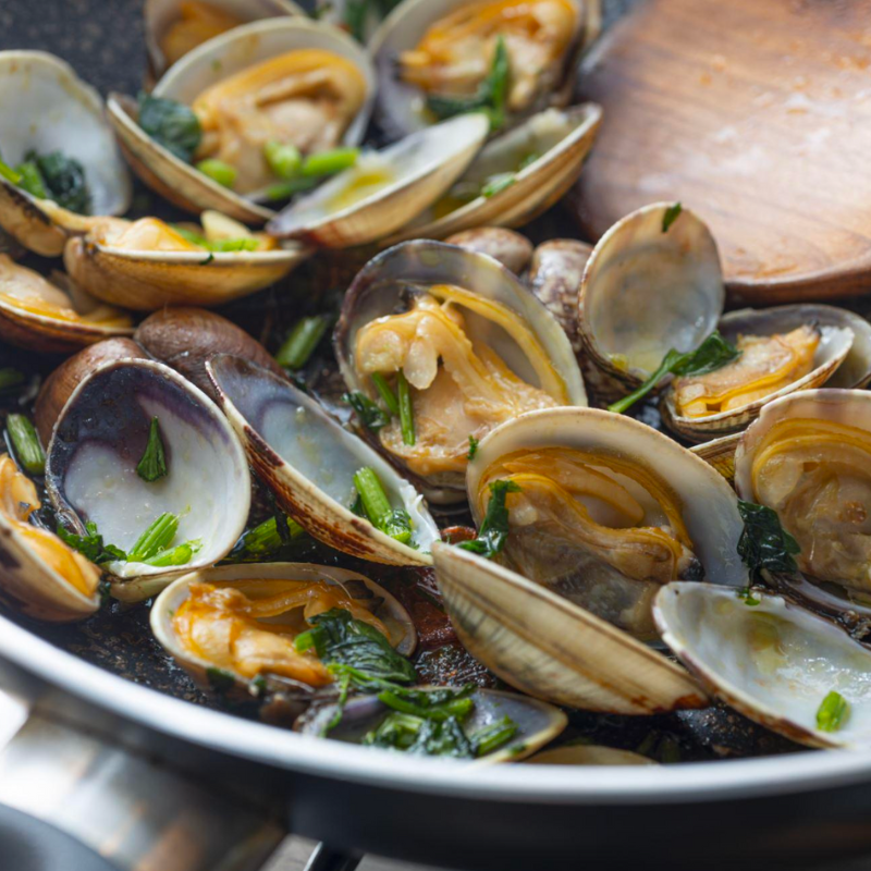 Culengues Pacific clams en conserva