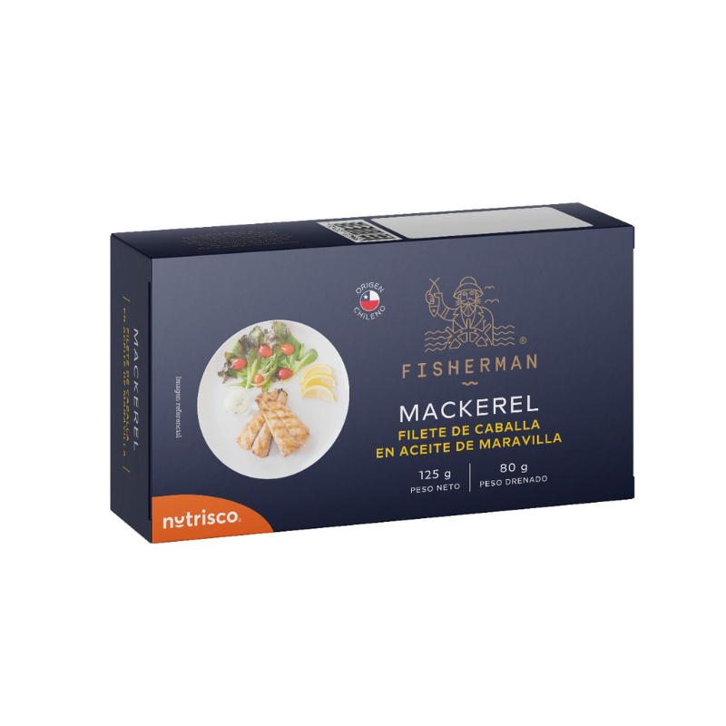 Filete de caballa en aceite