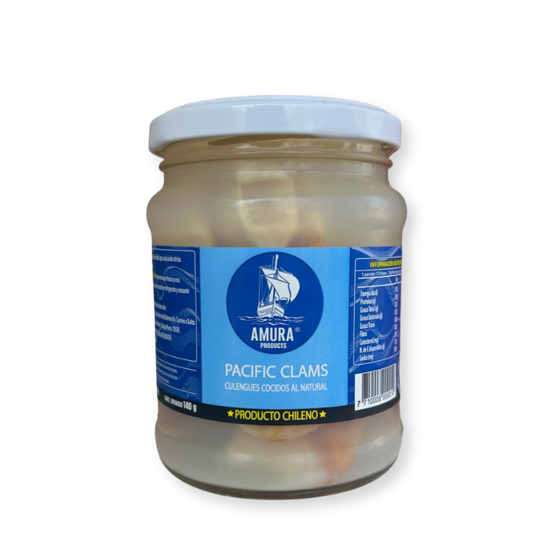 Culengues Pacific clams en conserva