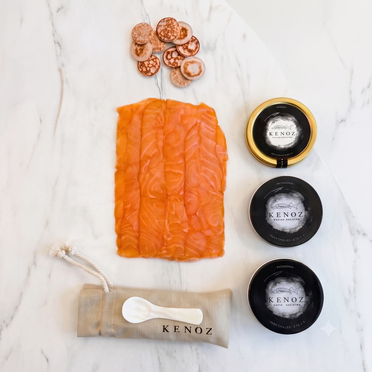 Pack Degustación Caviar Oscietra Kenoz 15g