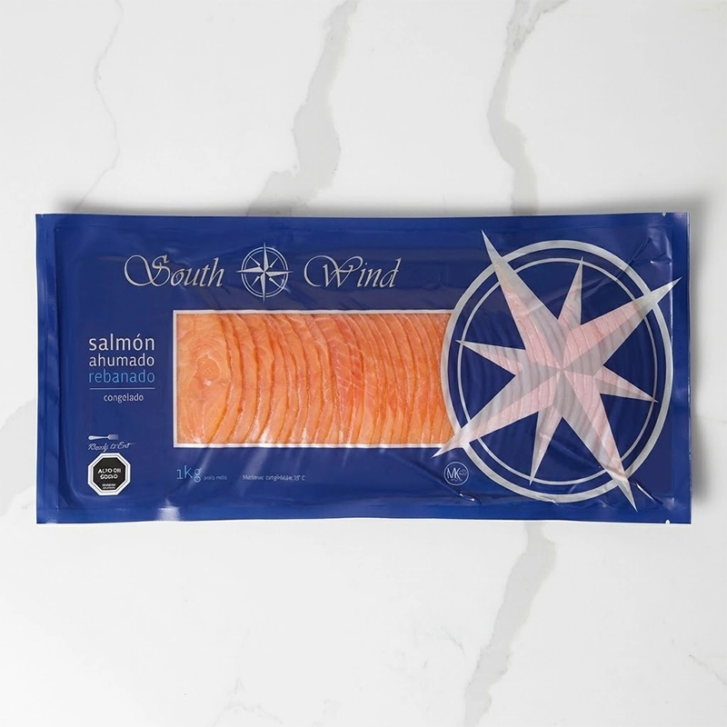 Salmón Ahumado en Frío Sliced Congelado (1kg)