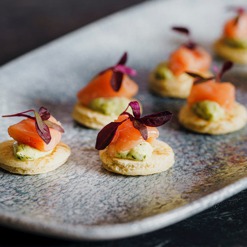 Recorte Salmón ahumado en frío 1Kg semi-desmenuzado