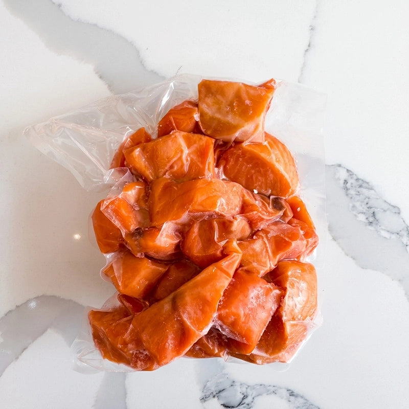 Recorte de Salmón Ahumado en Caliente (500g)