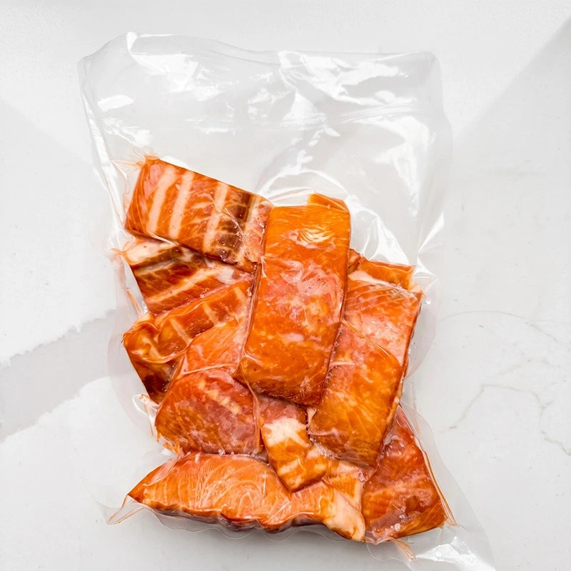 Recorte de Salmón Ahumado en Caliente (1kg)