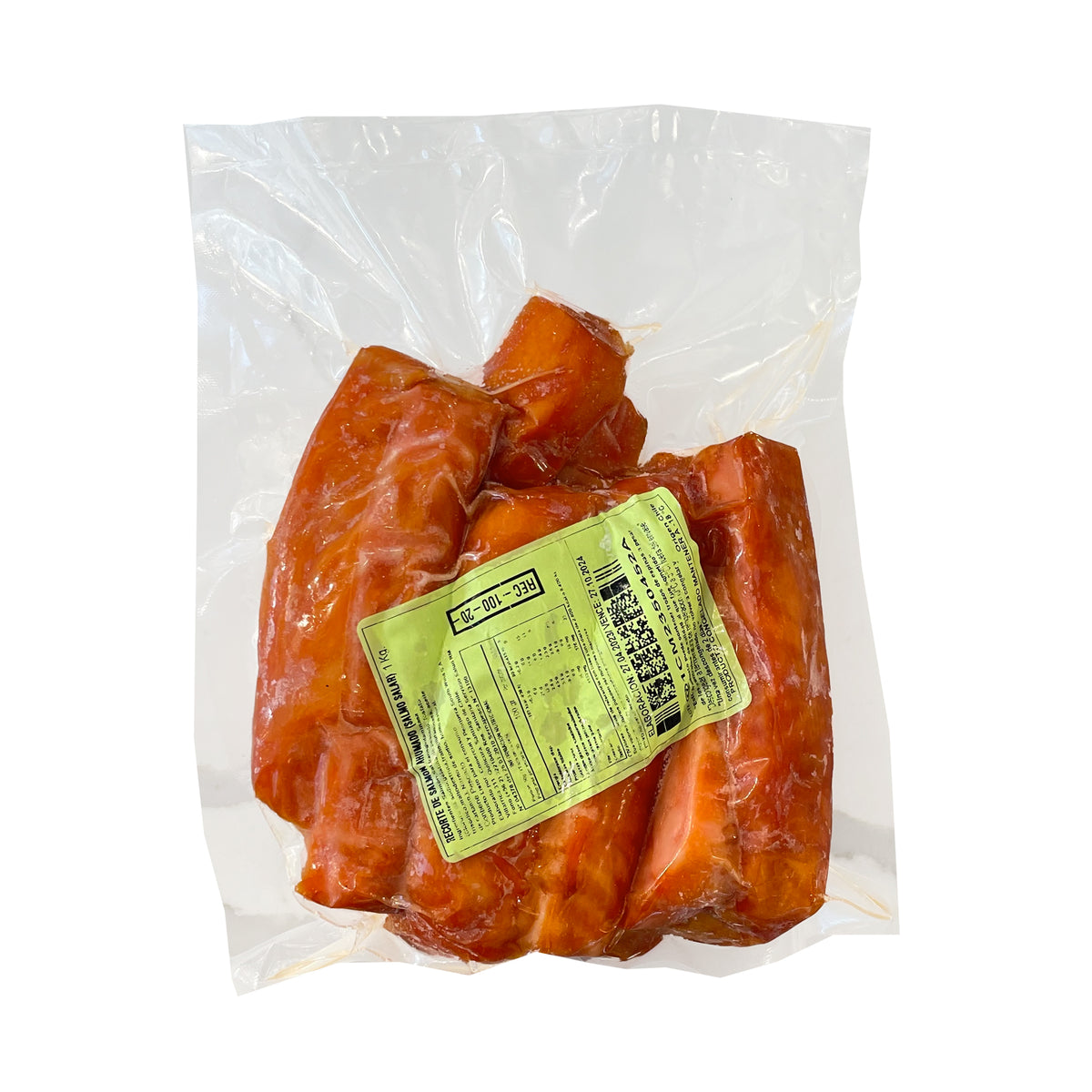 Recorte Salmón ahumado en frío bacon cut 1Kg