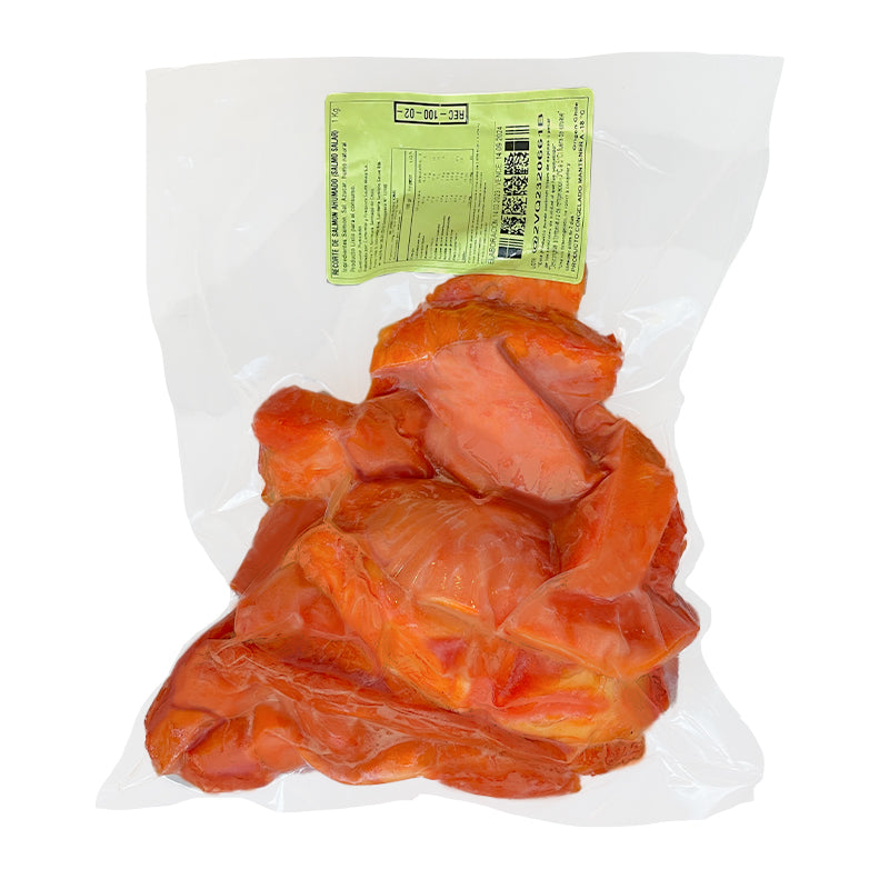 Recorte Salmón ahumado en frío Premium 1Kg