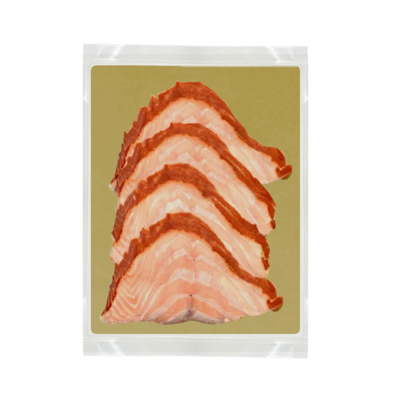 Salmón Ahumado en Caliente Natural rebanado (100g) — Cyber Day