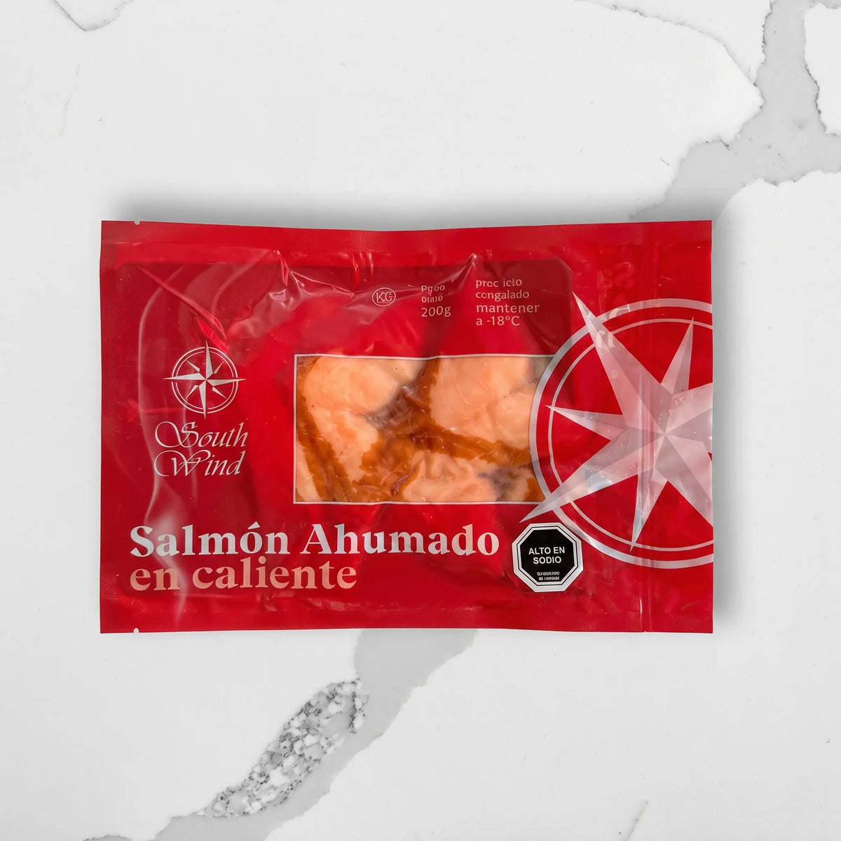 Salmón Ahumado en caliente 200g Congelado