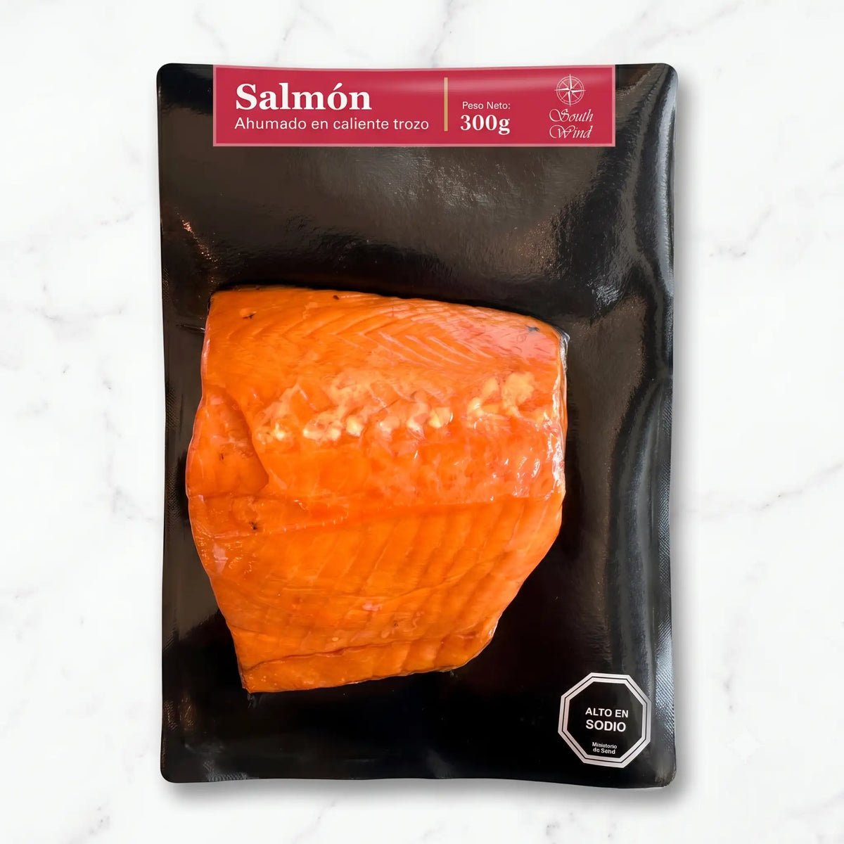 Salmón Ahumado en Caliente Trozo Refrigerado (300g)