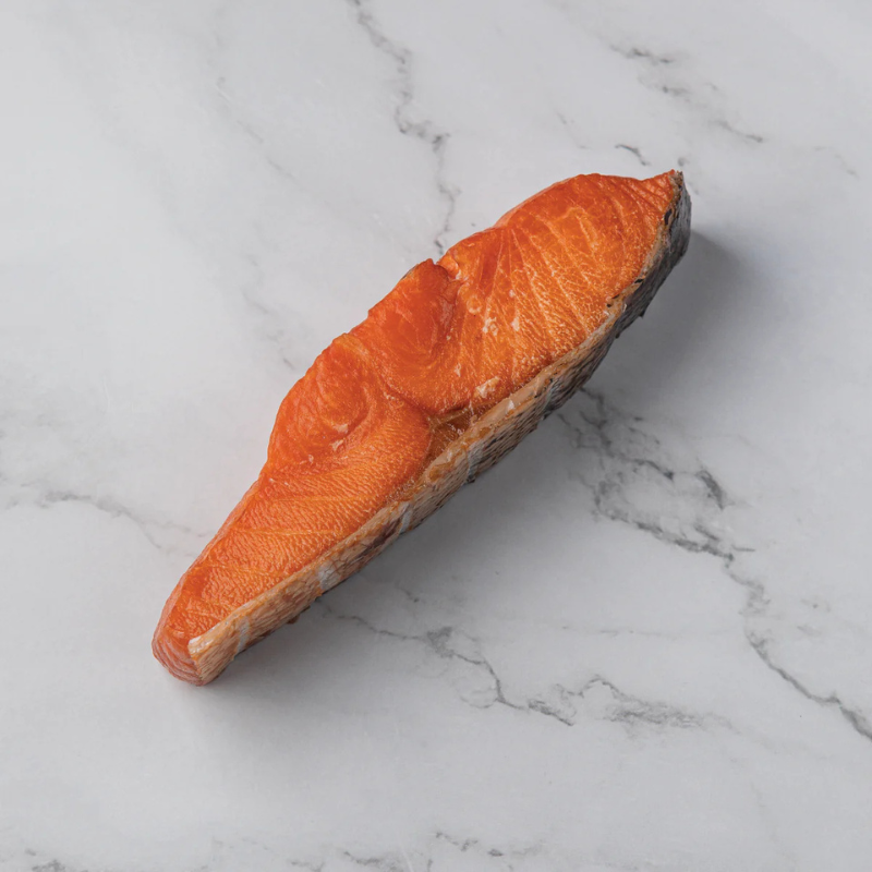 Porción Salmón Ahumado en caliente Natural 100g CYBER