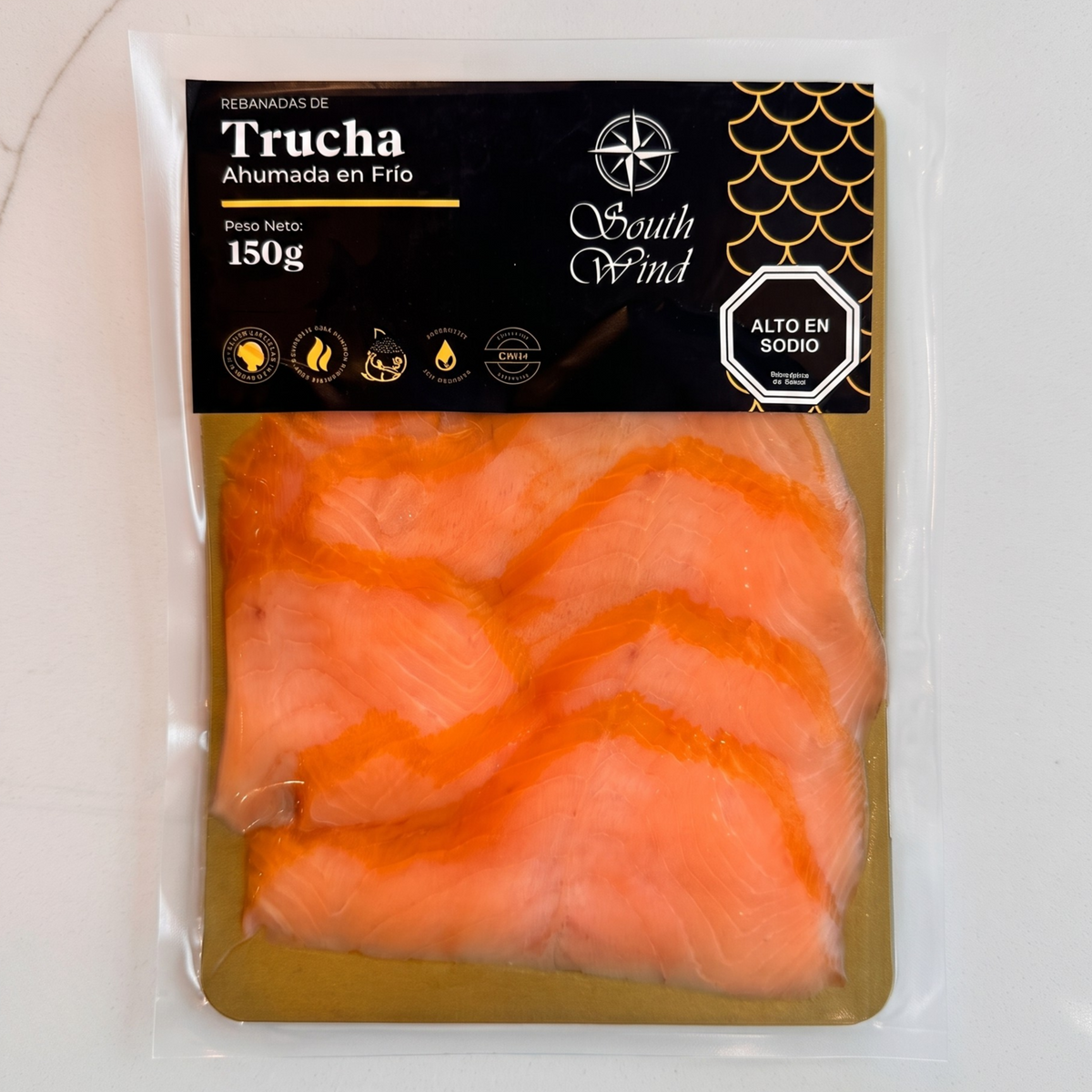 Trucha Ahumada en Frío Sliced Refrigerada (150g)