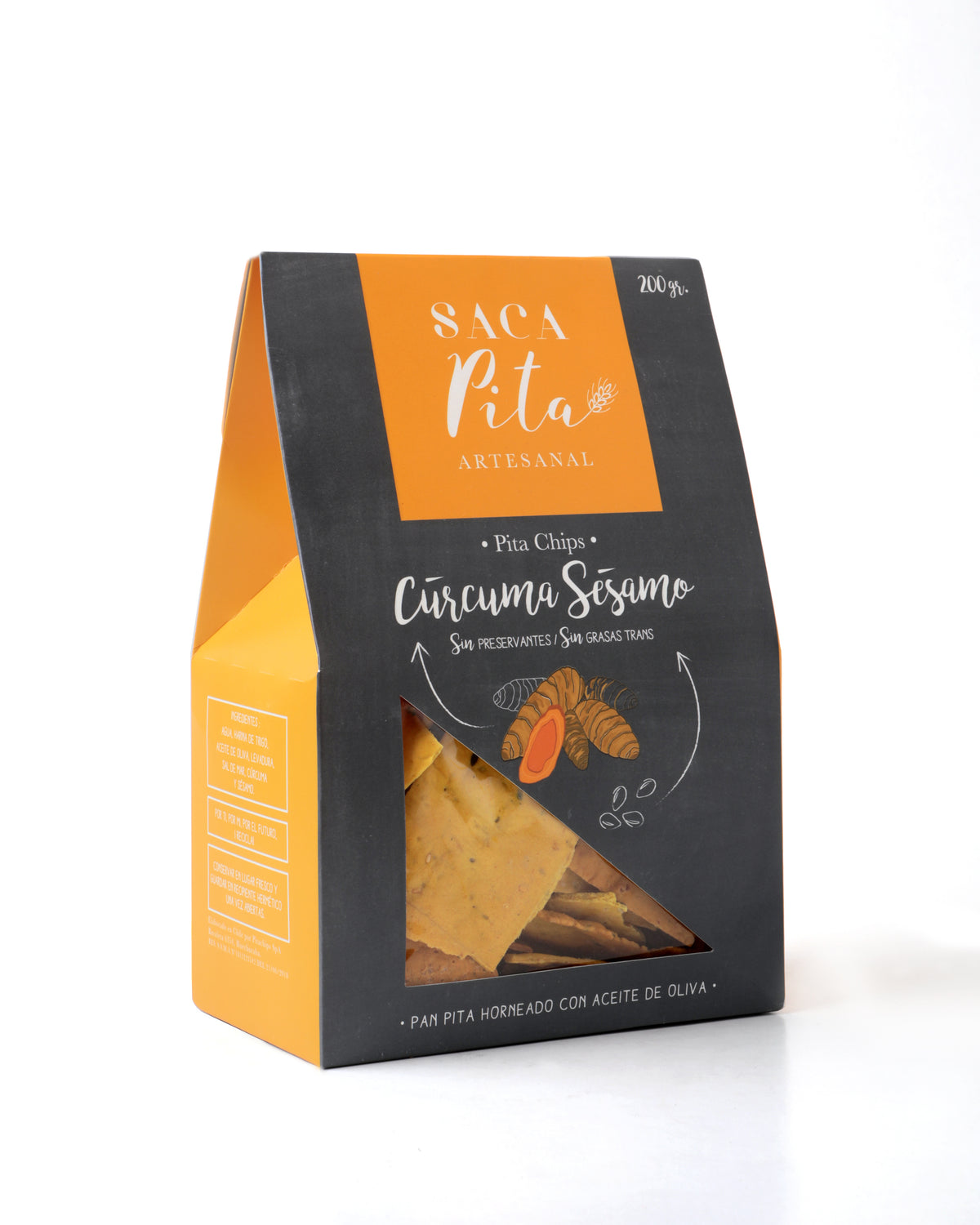 Saca Pita cúrcuma &amp; sésamo