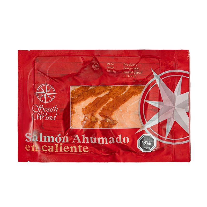 Salmón Ahumado en caliente 200g Congelado