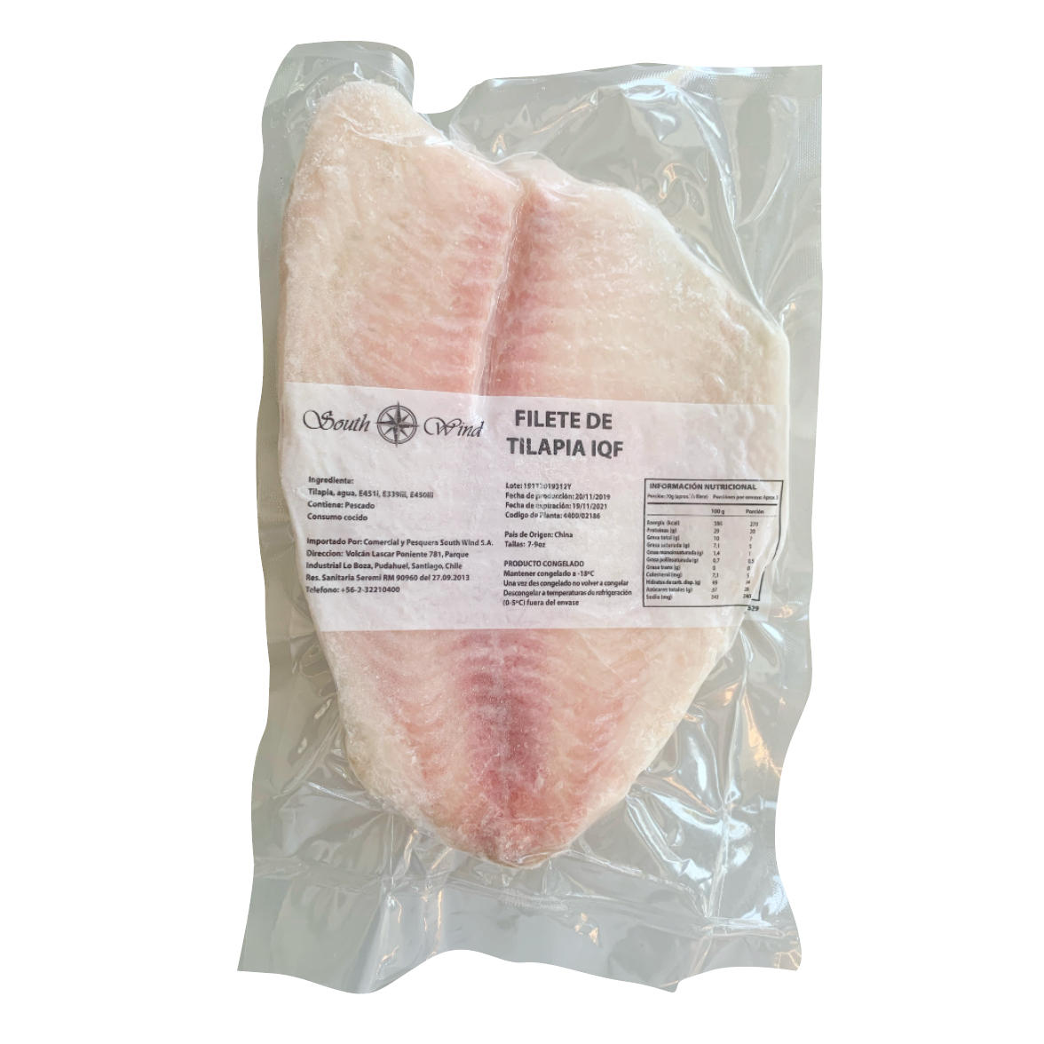 Tilapia filete congelado