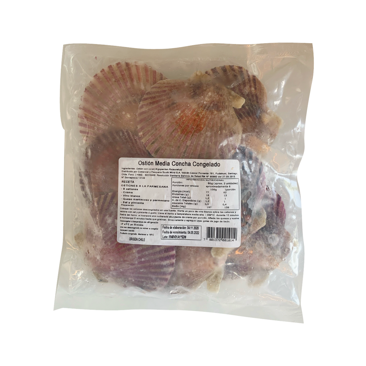 Ostión media concha