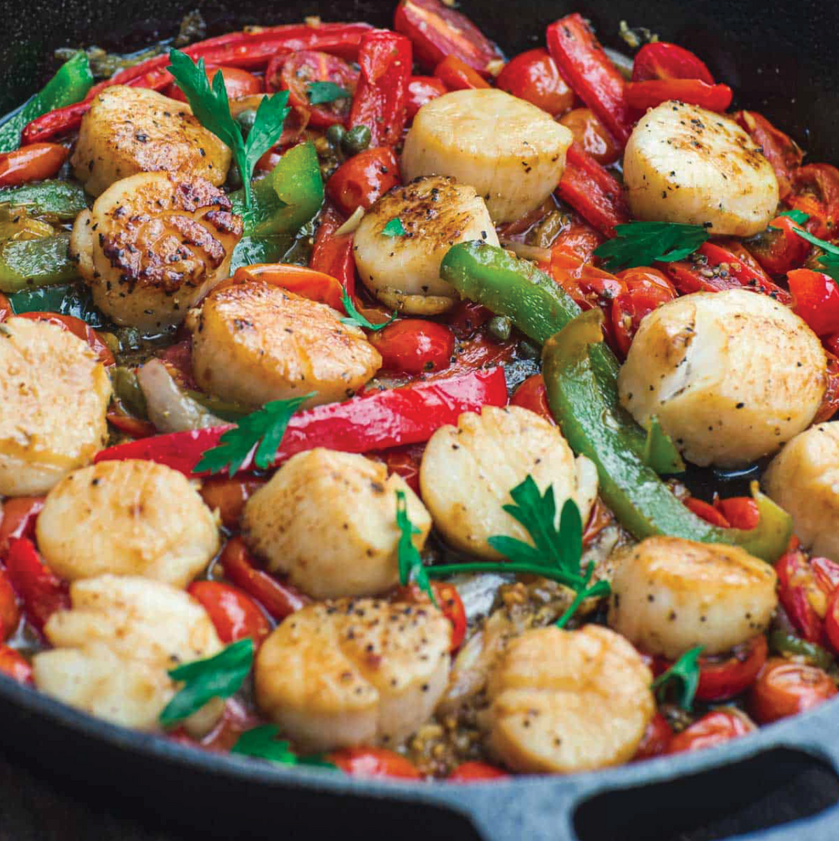 Ostión carne con coral