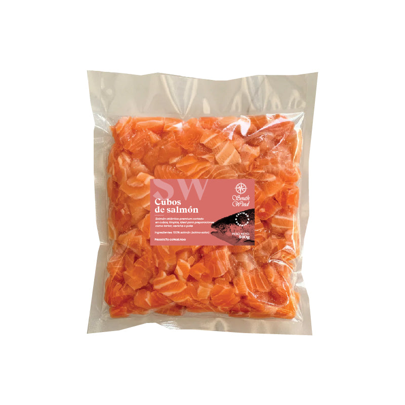 Cubos de Salmón Premium 500g