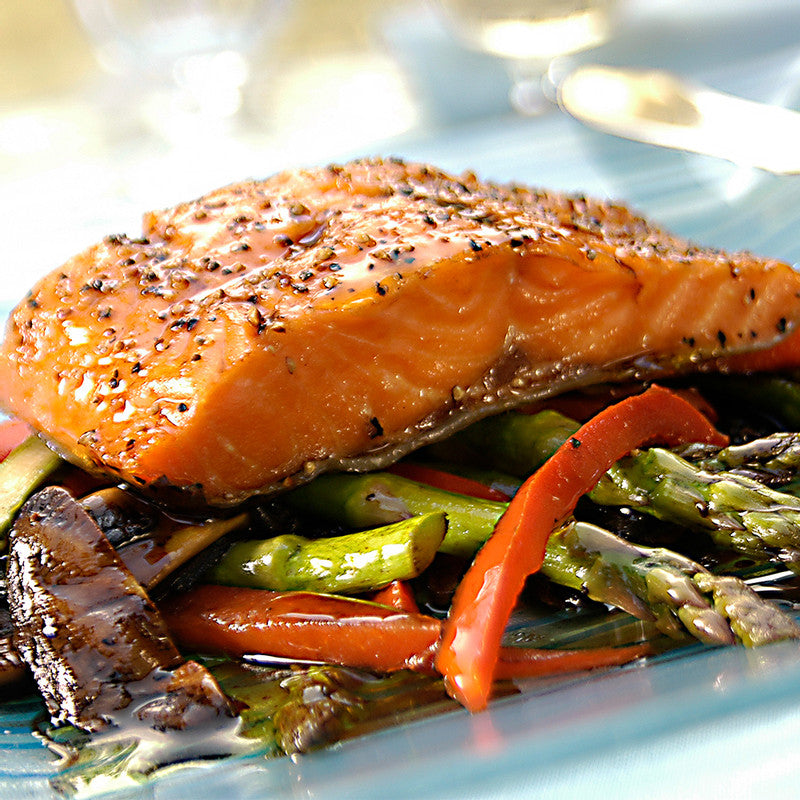 Porción de Salmón Ahumado en caliente Natural