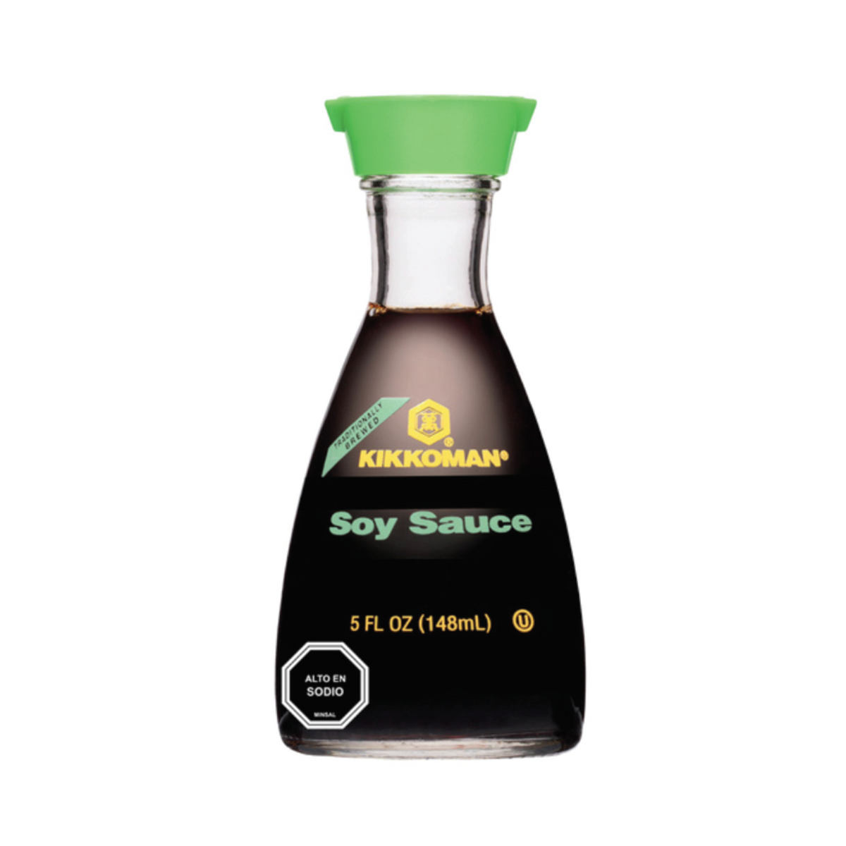Salsa soya Kikkoman baja en sodio 148ml