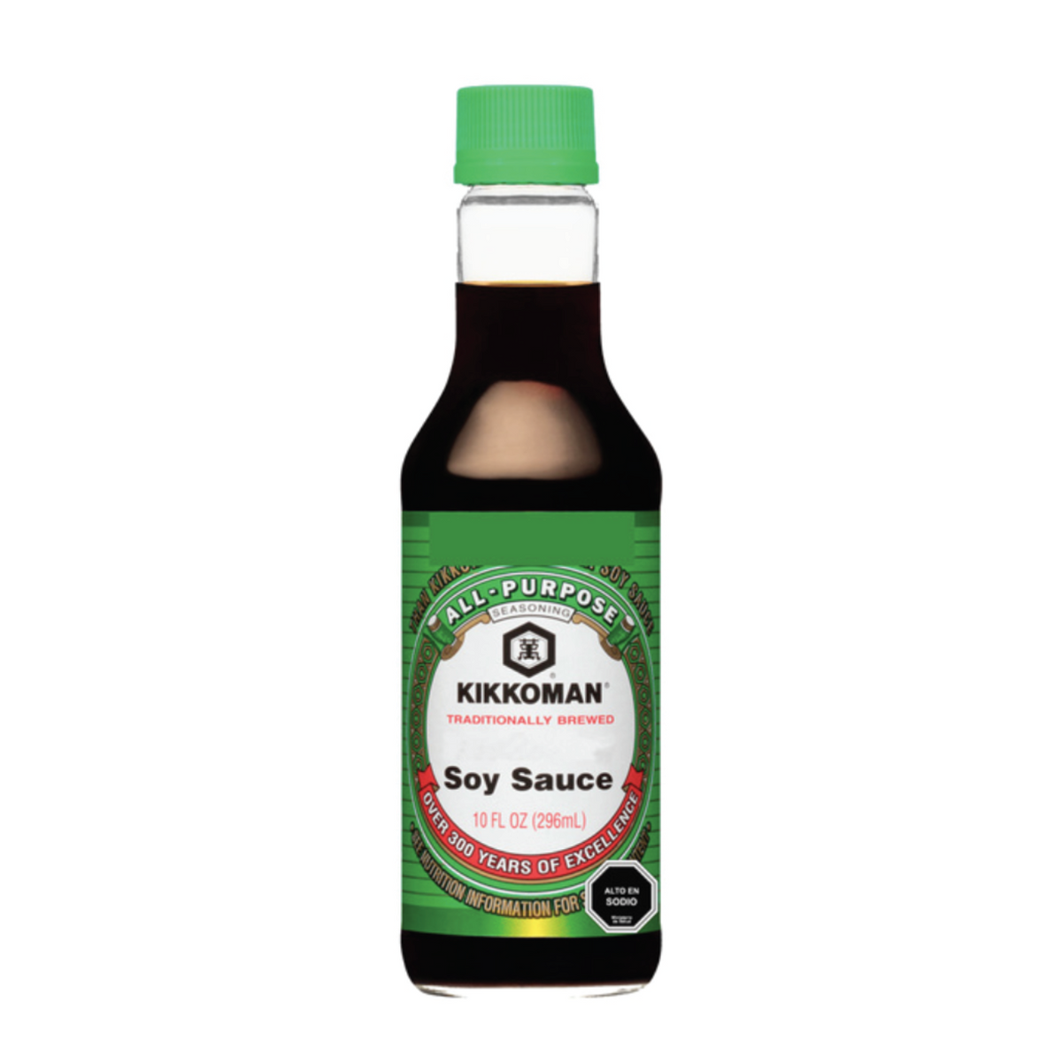 Salsa soya Kikkoman baja en sodio 296ml